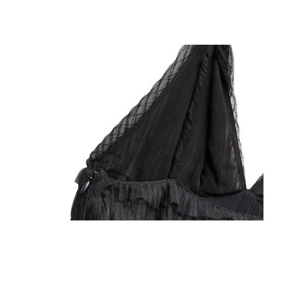 ZARA Ruffled Tulle Tiered Dress. Size Small. Blogger Fave! - Picture 6 of 7